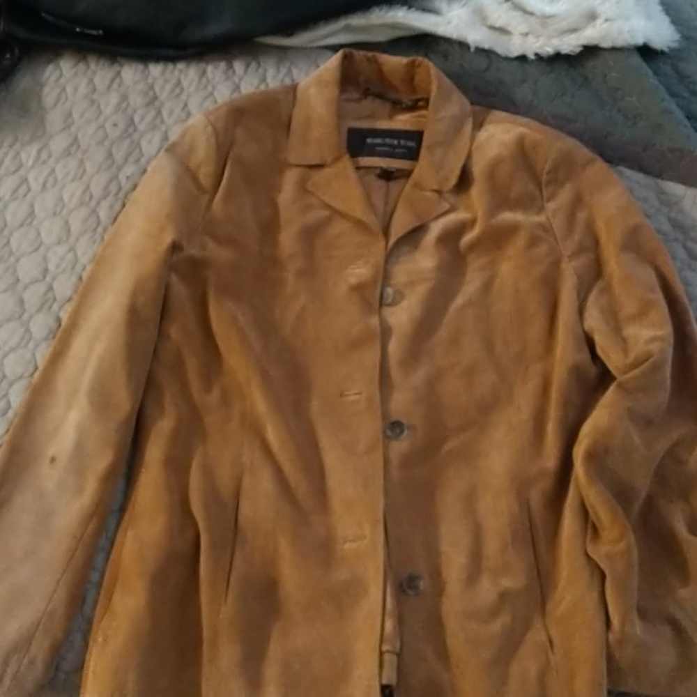 Andrew marc women's soft leather jacket